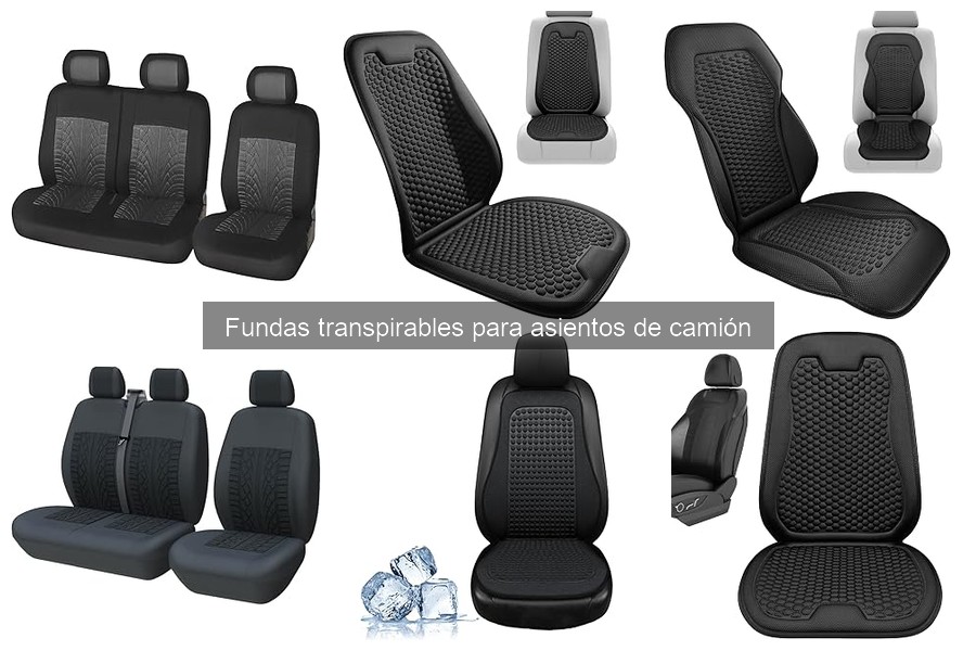 ¿Qué son las fundas transpirables para asientos de camión?