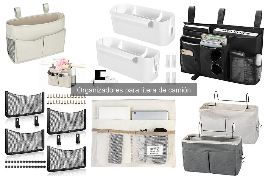 ¿Qué son los organizadores para literas de camión?