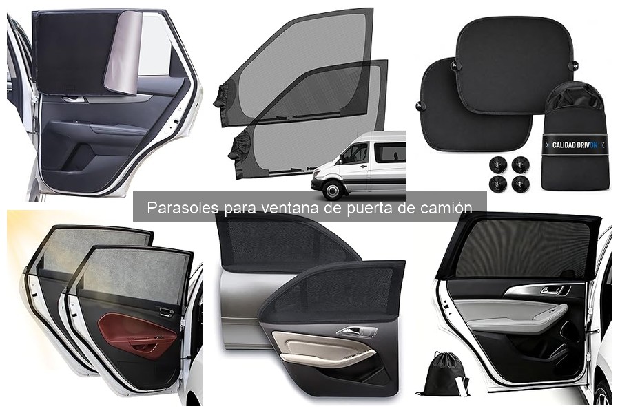 ¿Qué son los parasoles para ventanas de camión? Guía esencial