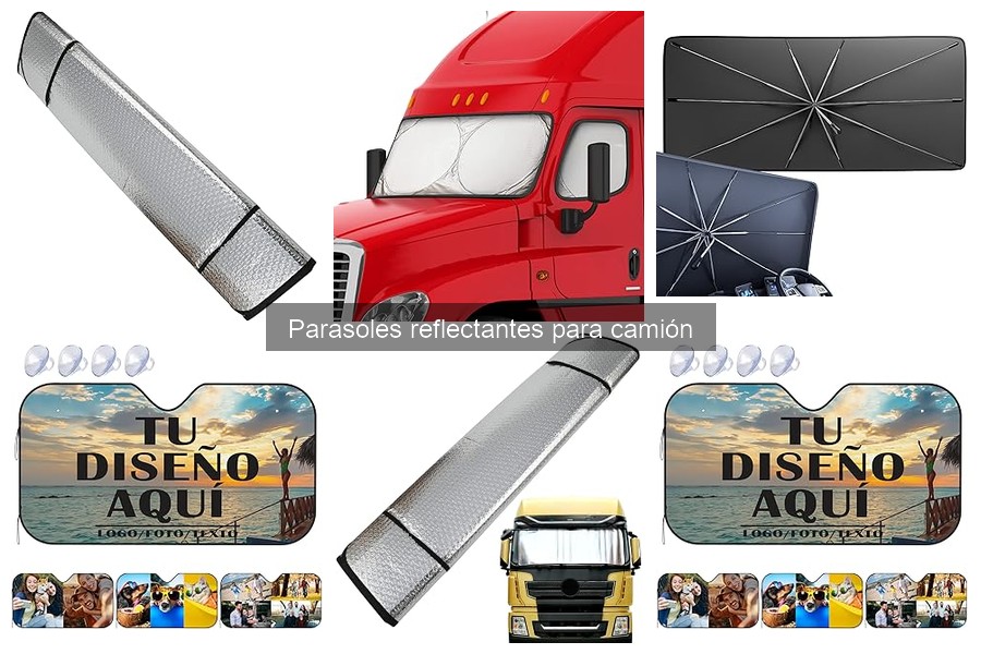 ¿Qué son los parasoles reflectantes para camión?