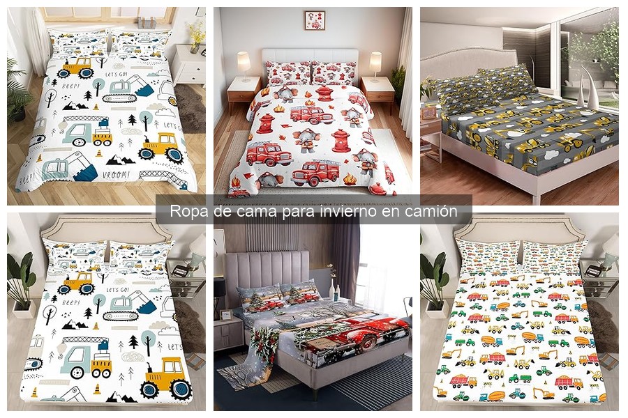 Ropa de cama para invierno en camiones: ¿Qué es y cómo elegirla?