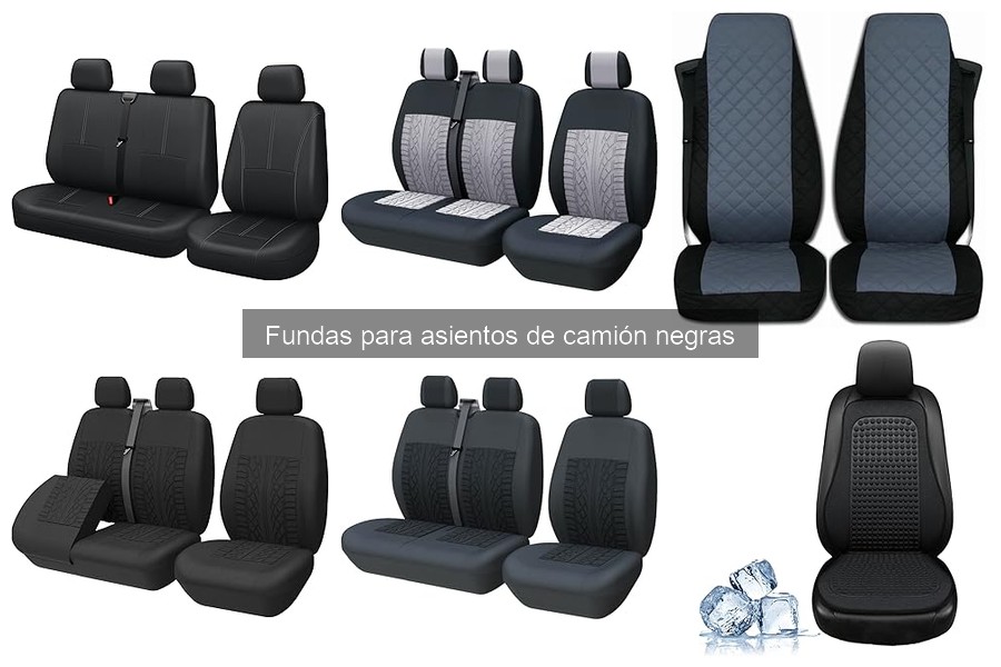 ¿Son lavables las fundas para asientos de camión negras?