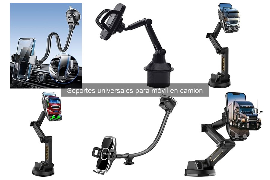 Soportes Universales para Móvil en Camión: ¿Qué Son y Cómo Usarlos?