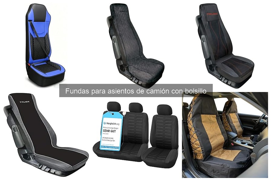 Testimonios sobre fundas para asientos de camión con bolsillo