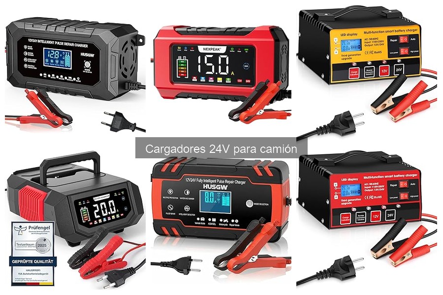 Tipos de Cargadores 24V para Camiones: Características y Usos