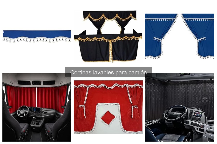 Tipos de cortinas lavables para camiones: guía completa