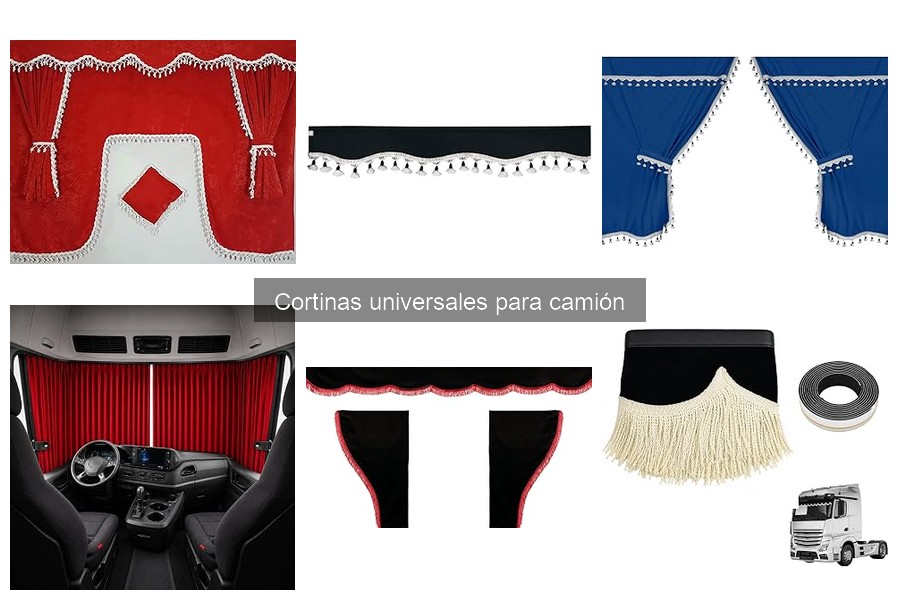 Tipos de cortinas universales para camión: guía y usos