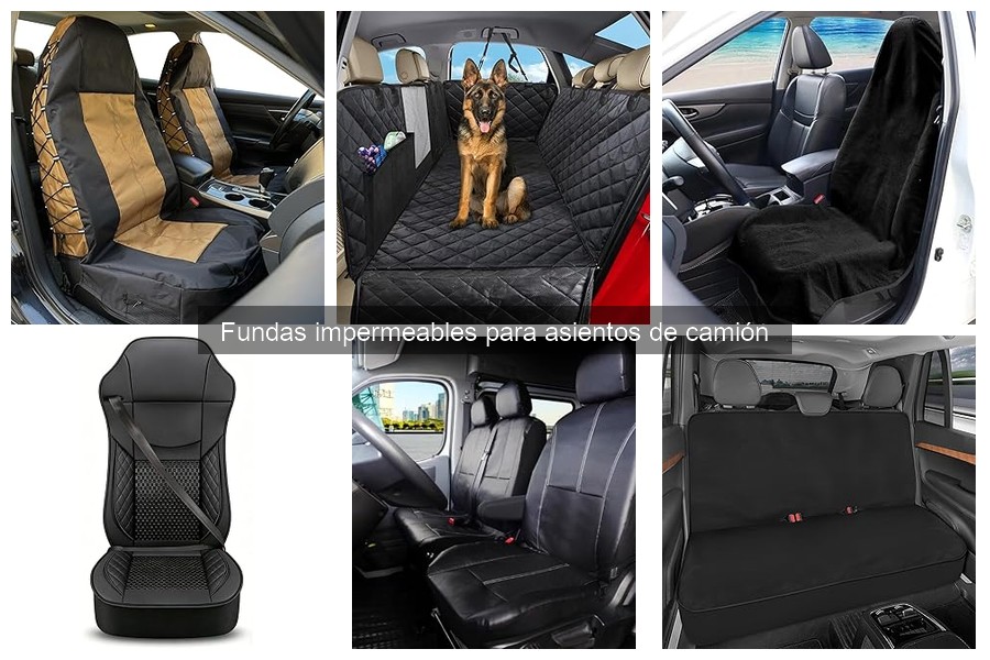 Tipos de Fundas Impermeables para Asientos de Camión