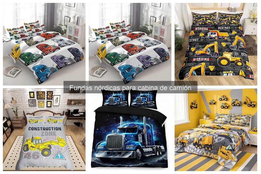 Tipos de fundas nórdicas para cabina de camión: guía completa