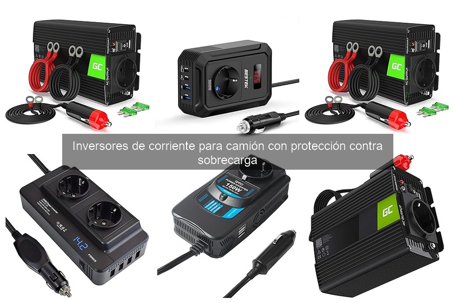 Tipos de inversores de corriente para camión