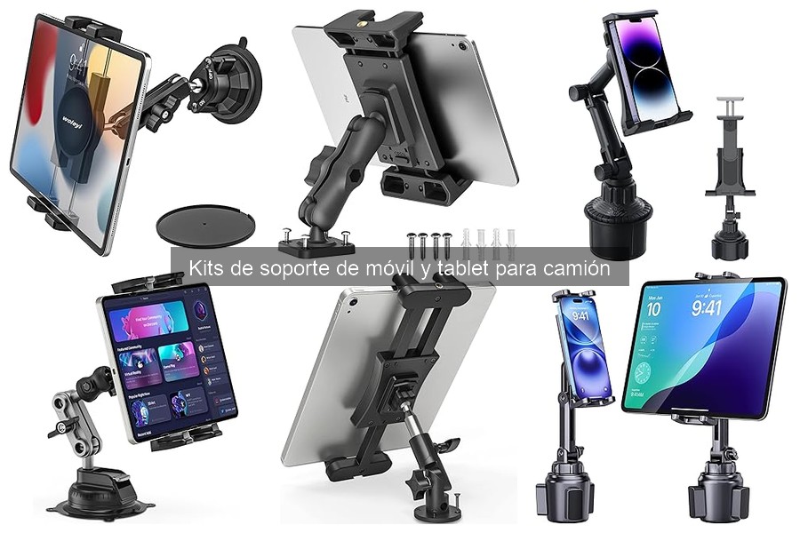 Tipos de Kits de Soporte para Móvil y Tablet en Camiones
