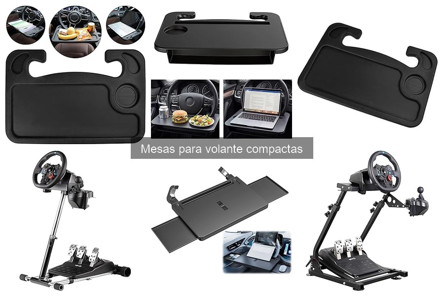 Tipos de mesas para volante compactas: características y opciones