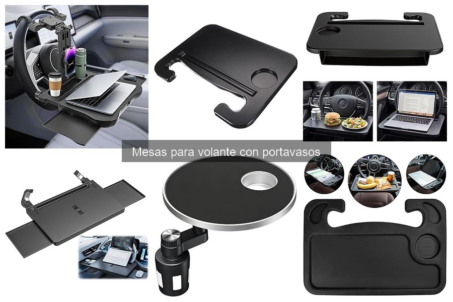 Tipos de mesas para volante con portavasos: guía completa