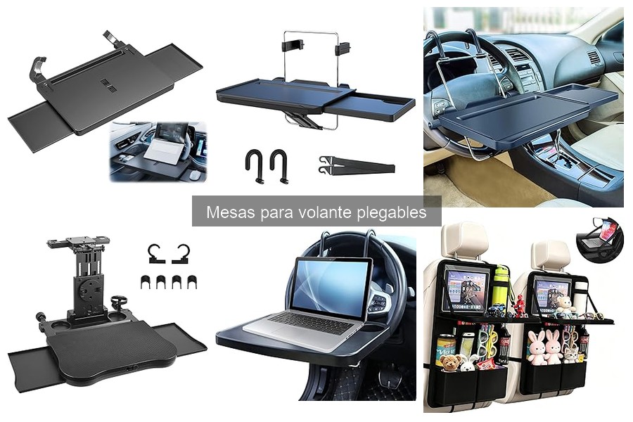 Tipos de mesas para volante plegables: guía completa