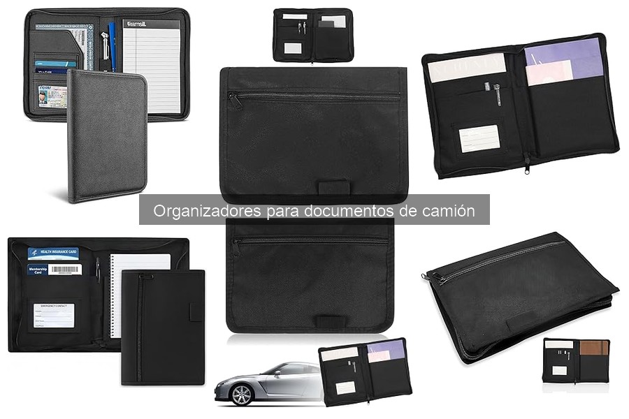 Tipos de organizadores para documentos de camión