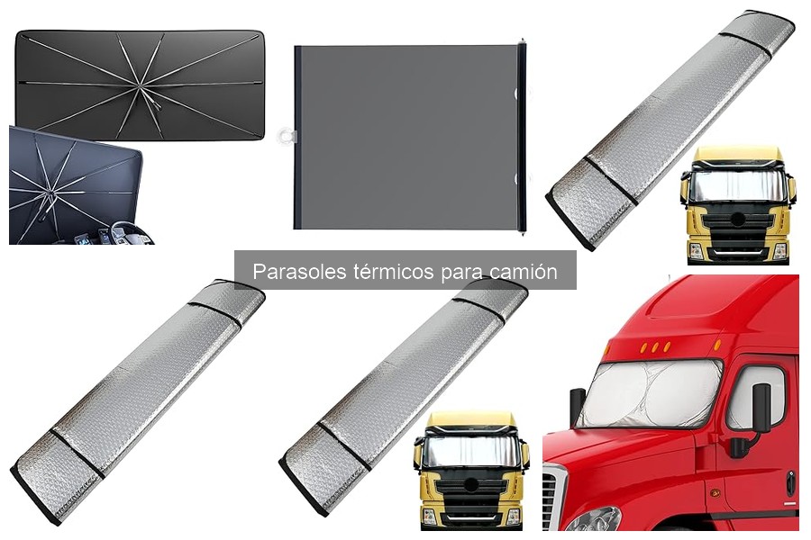 Tipos de parasoles térmicos para camiones: guía completa