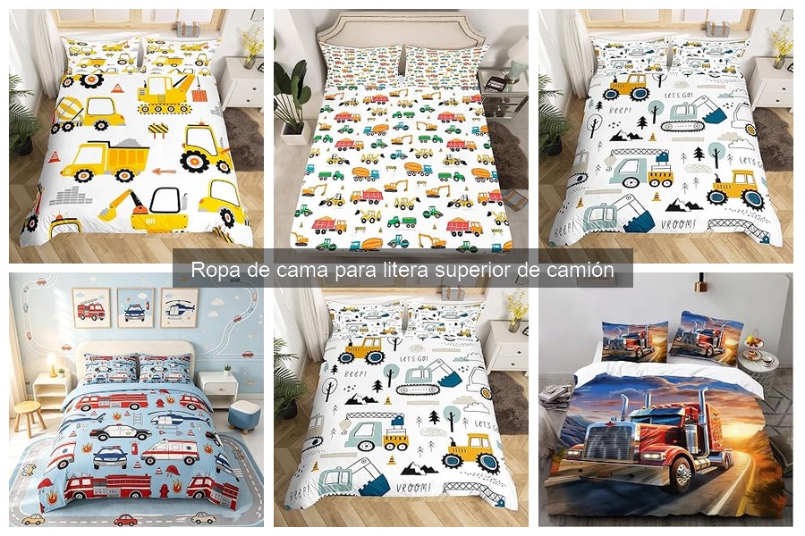 Tipos de ropa de cama para literas de camión