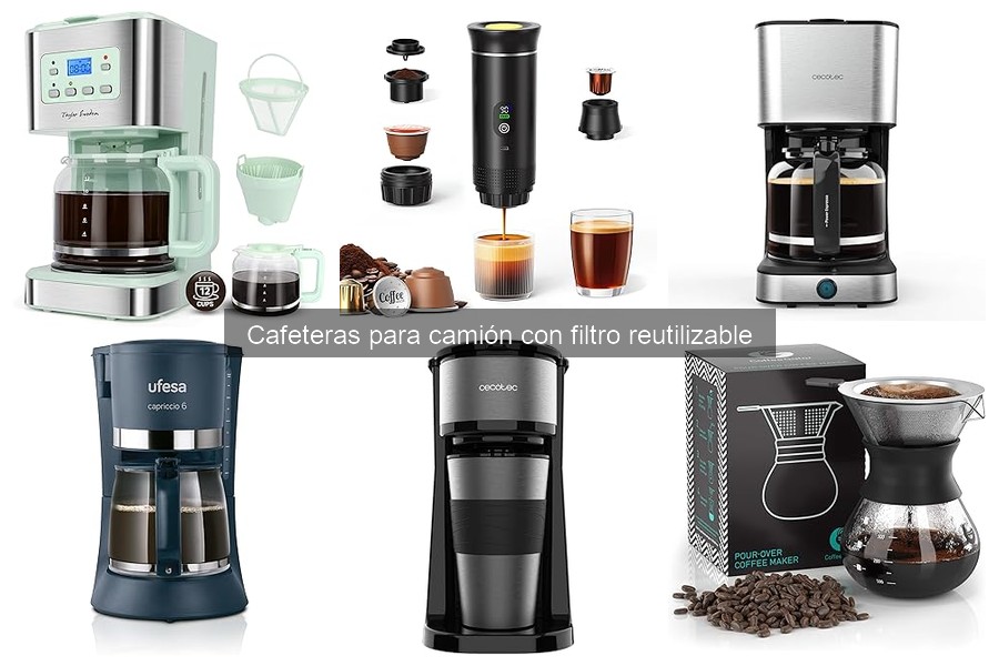 Ventajas de las cafeteras con filtro reutilizable en camiones