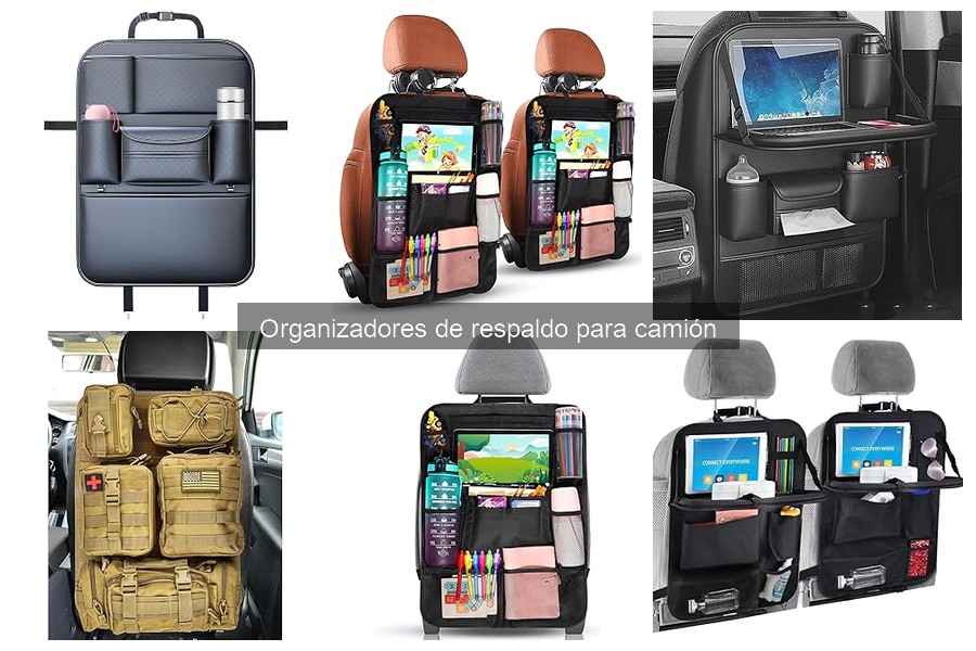 Ventajas de usar organizadores de respaldo en tu camión