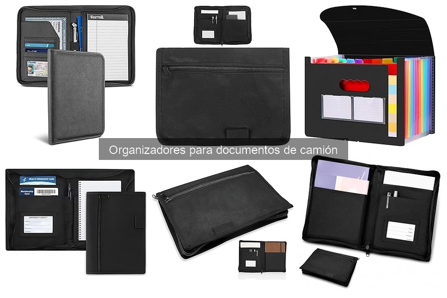 Ventajas de usar organizadores para documentos en camiones