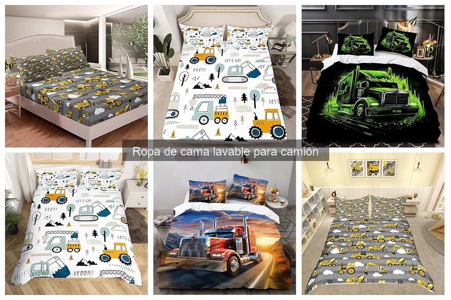 Ventajas de usar ropa de cama lavable en camiones