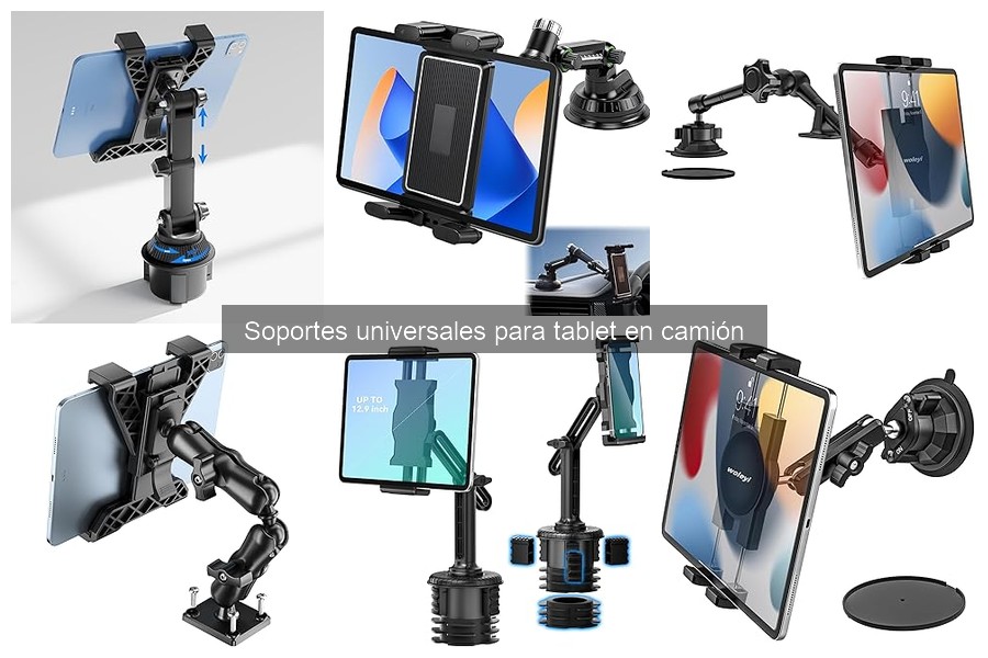 Ventajas y desventajas de soportes universales para tablet en camión